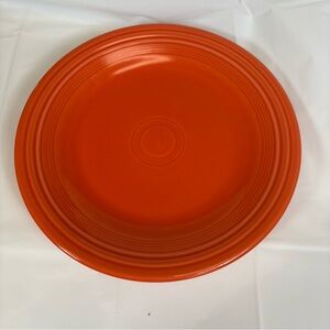 Fiestaware Dinner Plate Poppy Orange Homer Laughlin 10.5"